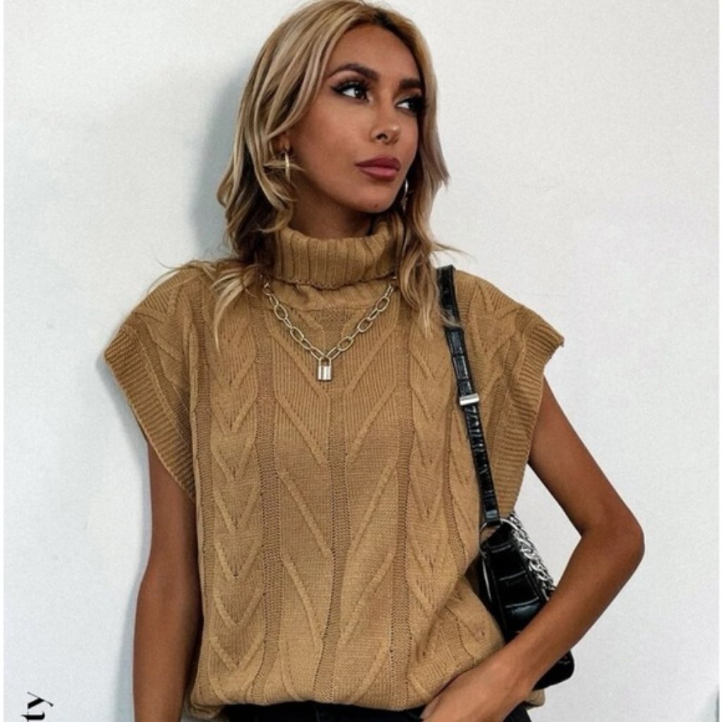 Shein Unity Solid Knit Top Medium